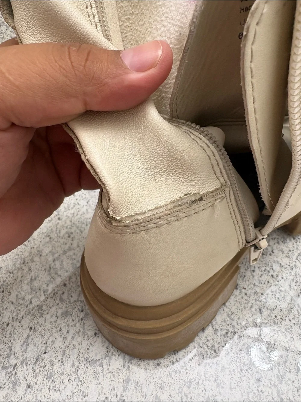 Aldo Kids Tan Lug-Sole Boots
